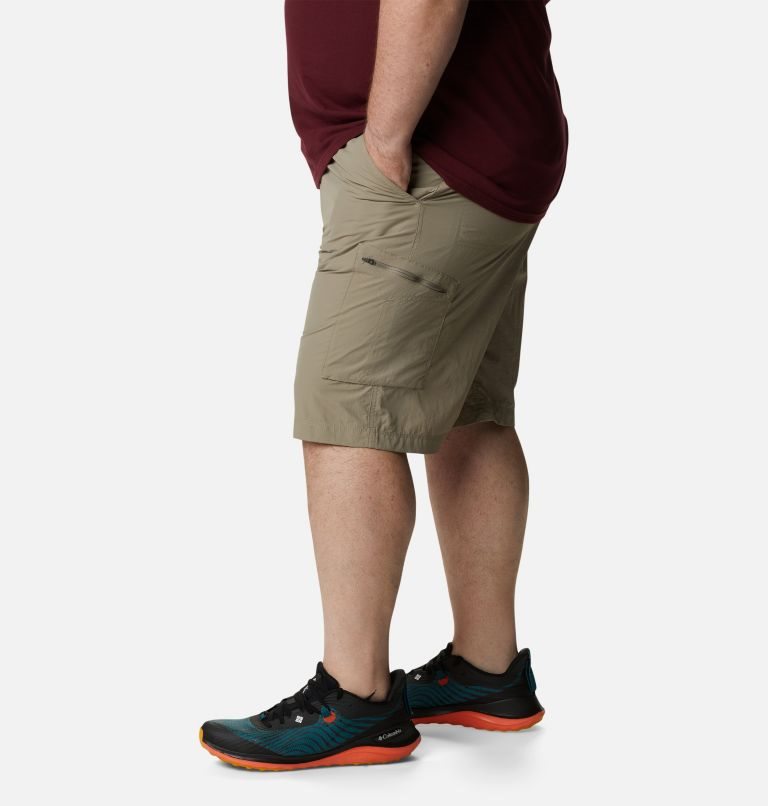 Men's Columbia Silver Ridge Cargo Shorts Khaki | Plus Size CA-H6C34